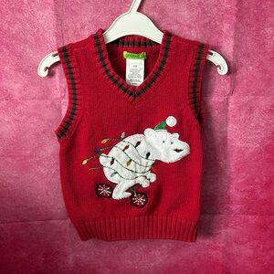 (2 for $20) 2T Knit Christmas Sweater Vest